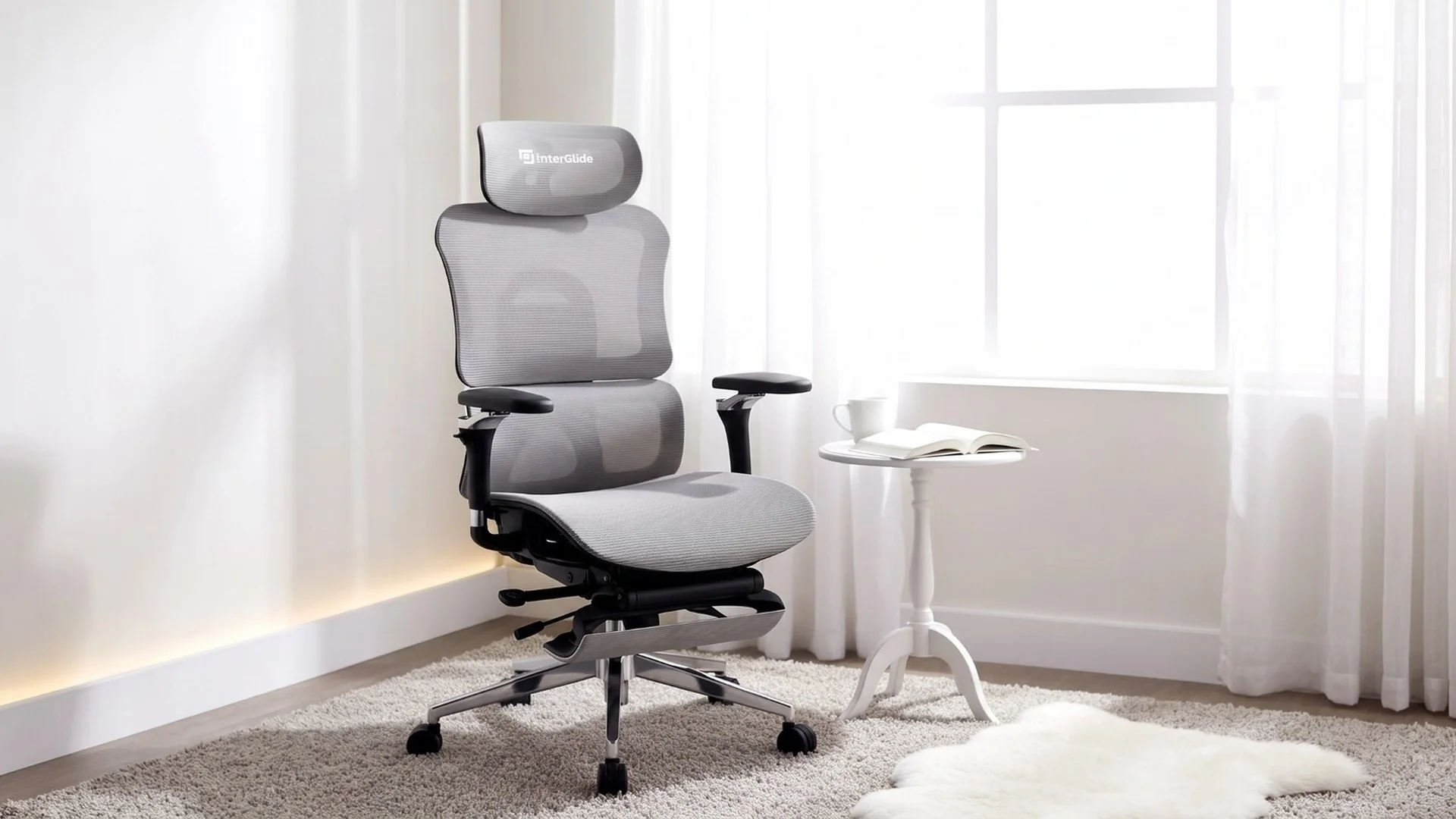 InterGlide X3 ergonomic chair in a bright, minimalist interior